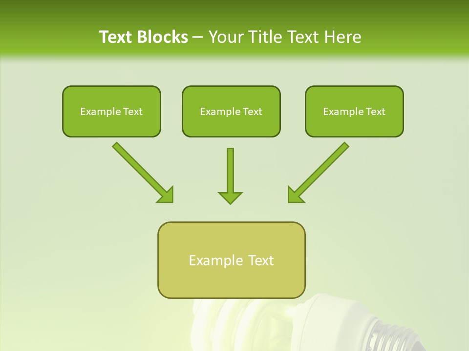 Beautiful Abstract Lightbulb PowerPoint Template