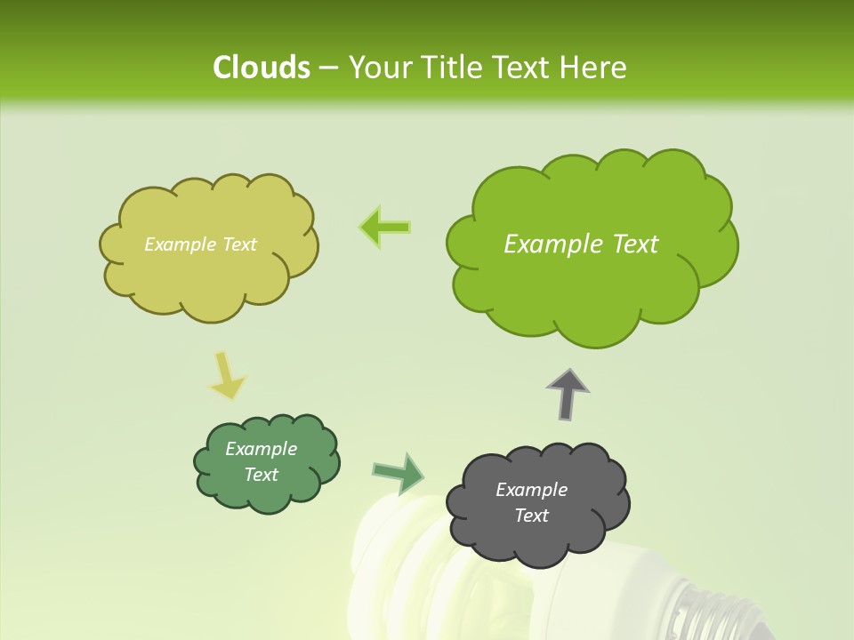 Beautiful Abstract Lightbulb PowerPoint Template