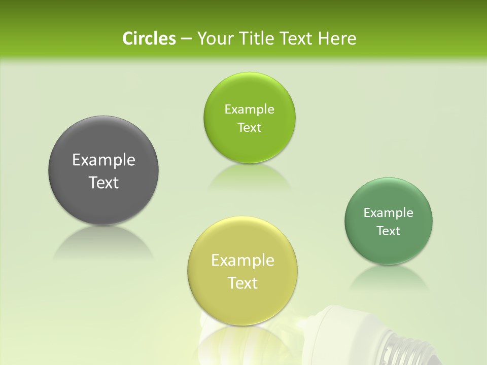 Beautiful Abstract Lightbulb PowerPoint Template