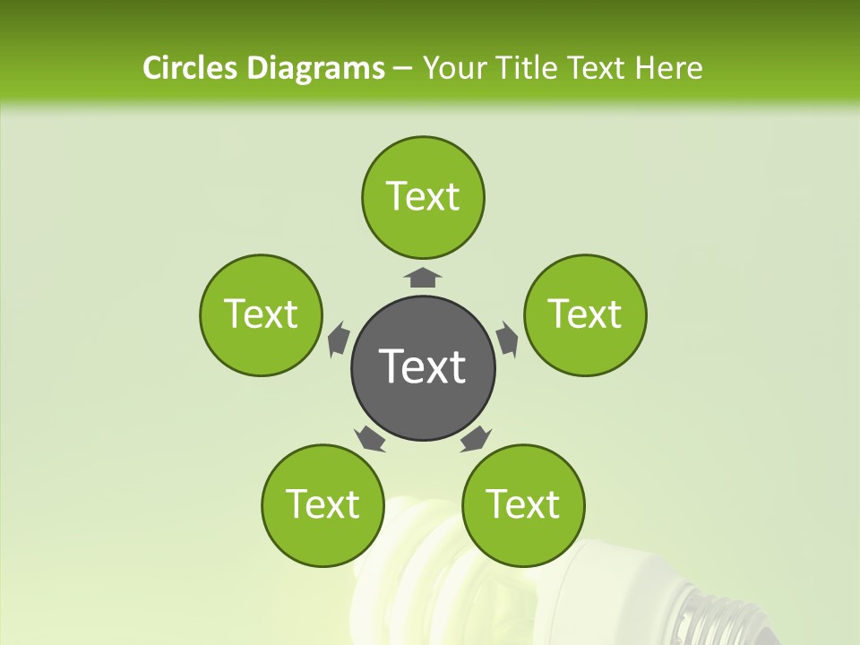 Beautiful Abstract Lightbulb PowerPoint Template