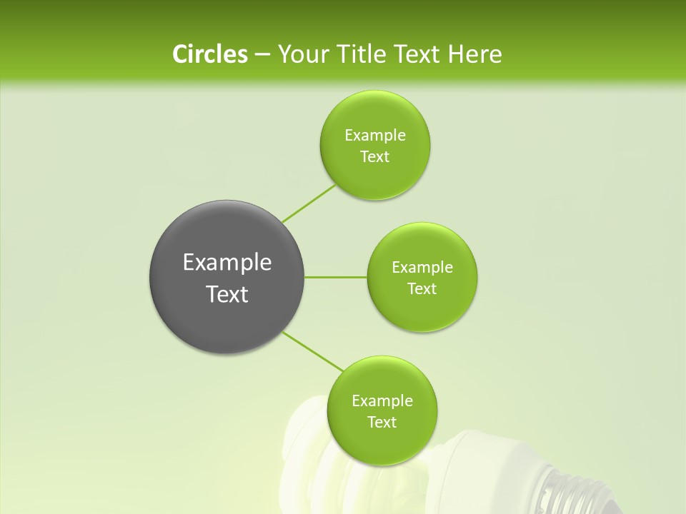 Beautiful Abstract Lightbulb PowerPoint Template