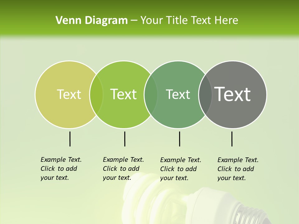 Beautiful Abstract Lightbulb PowerPoint Template