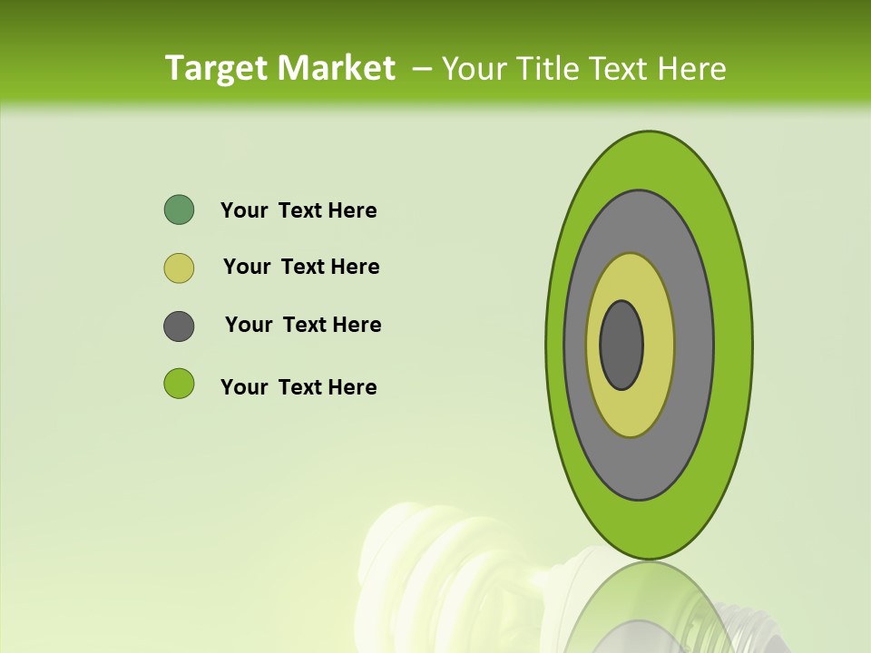 Beautiful Abstract Lightbulb PowerPoint Template