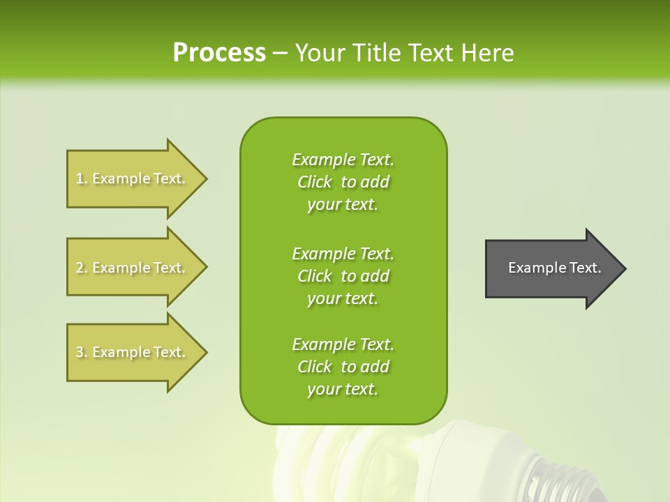 Beautiful Abstract Lightbulb PowerPoint Template