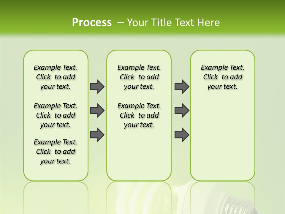 Beautiful Abstract Lightbulb PowerPoint Template