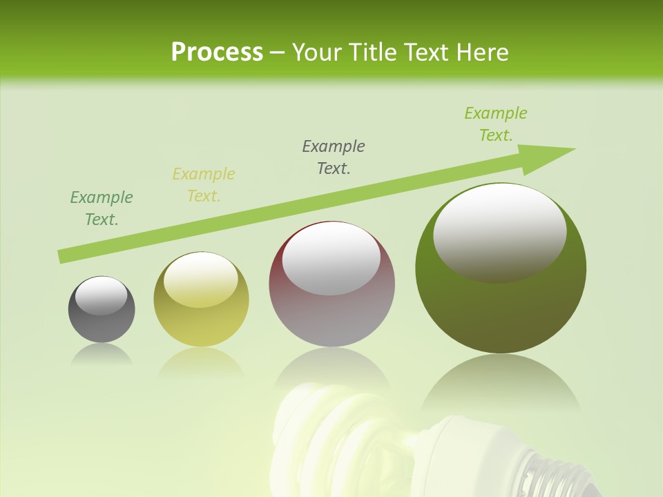 Beautiful Abstract Lightbulb PowerPoint Template