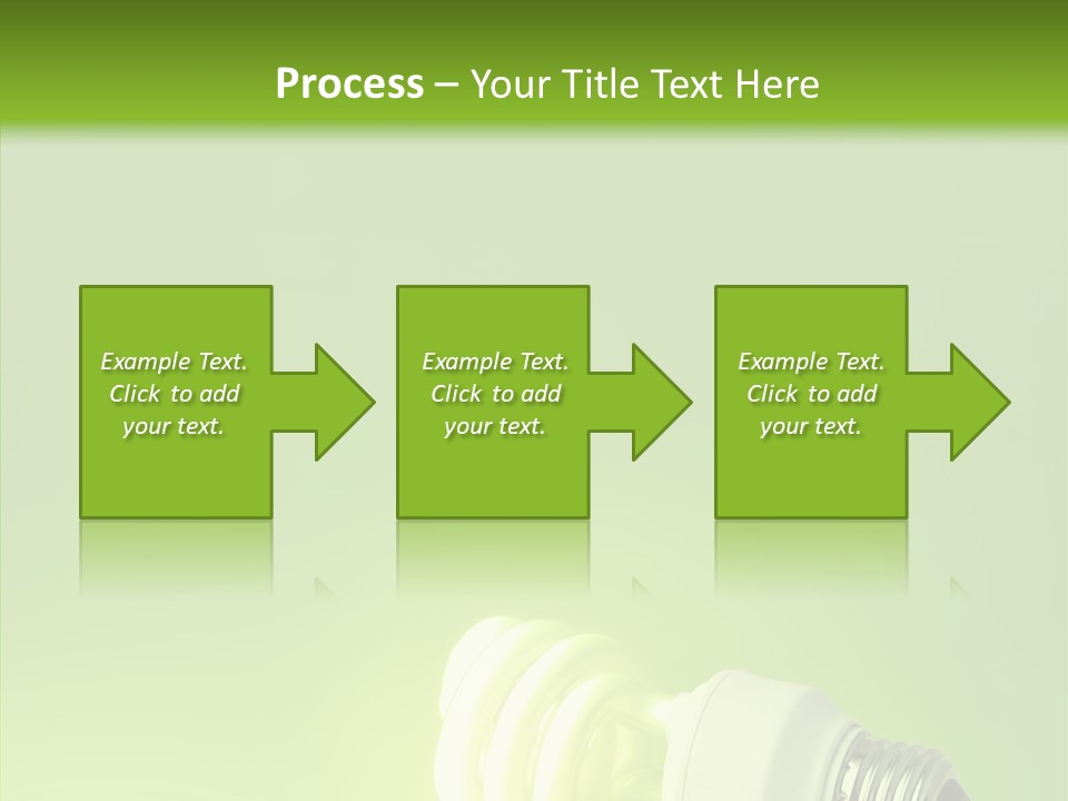 Beautiful Abstract Lightbulb PowerPoint Template