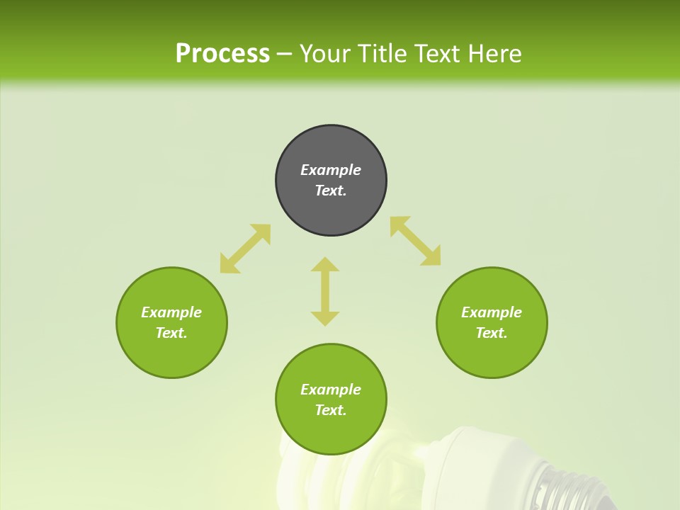 Beautiful Abstract Lightbulb PowerPoint Template