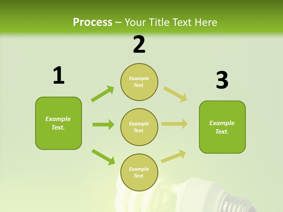 Beautiful Abstract Lightbulb PowerPoint Template