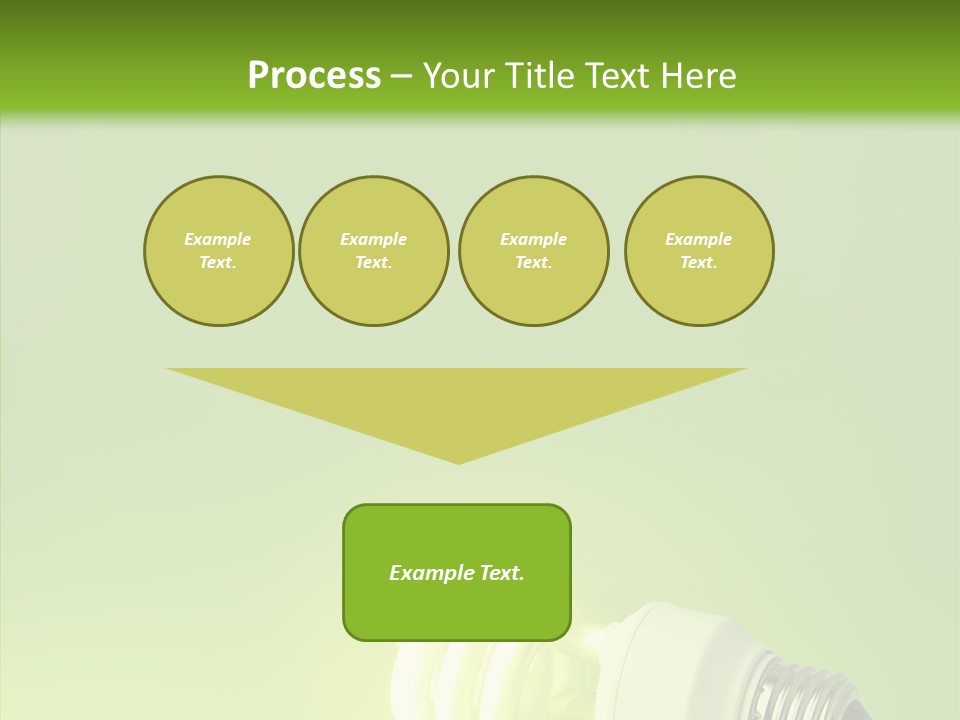 Beautiful Abstract Lightbulb PowerPoint Template