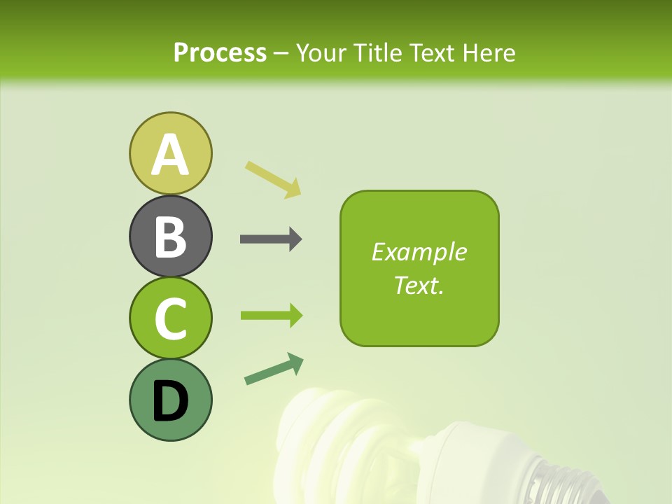 Beautiful Abstract Lightbulb PowerPoint Template