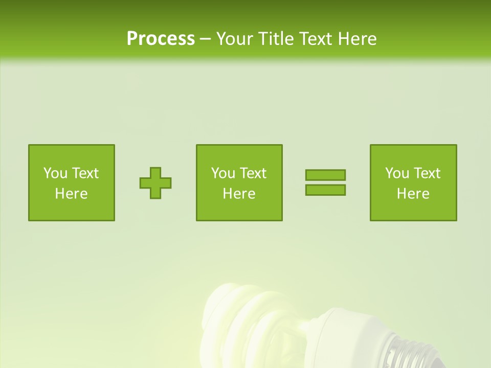 Beautiful Abstract Lightbulb PowerPoint Template