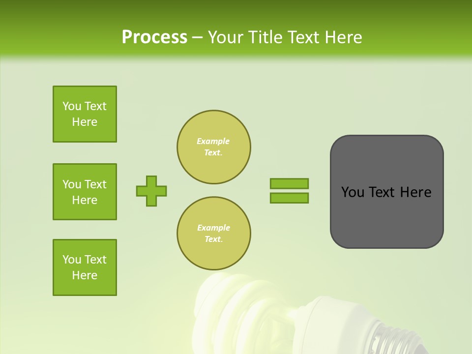 Beautiful Abstract Lightbulb PowerPoint Template