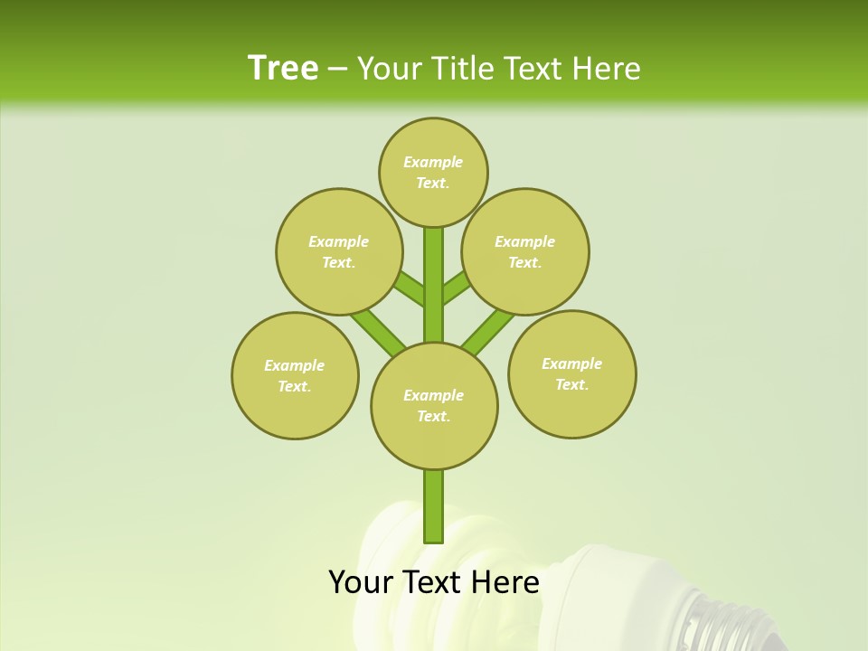 Beautiful Abstract Lightbulb PowerPoint Template