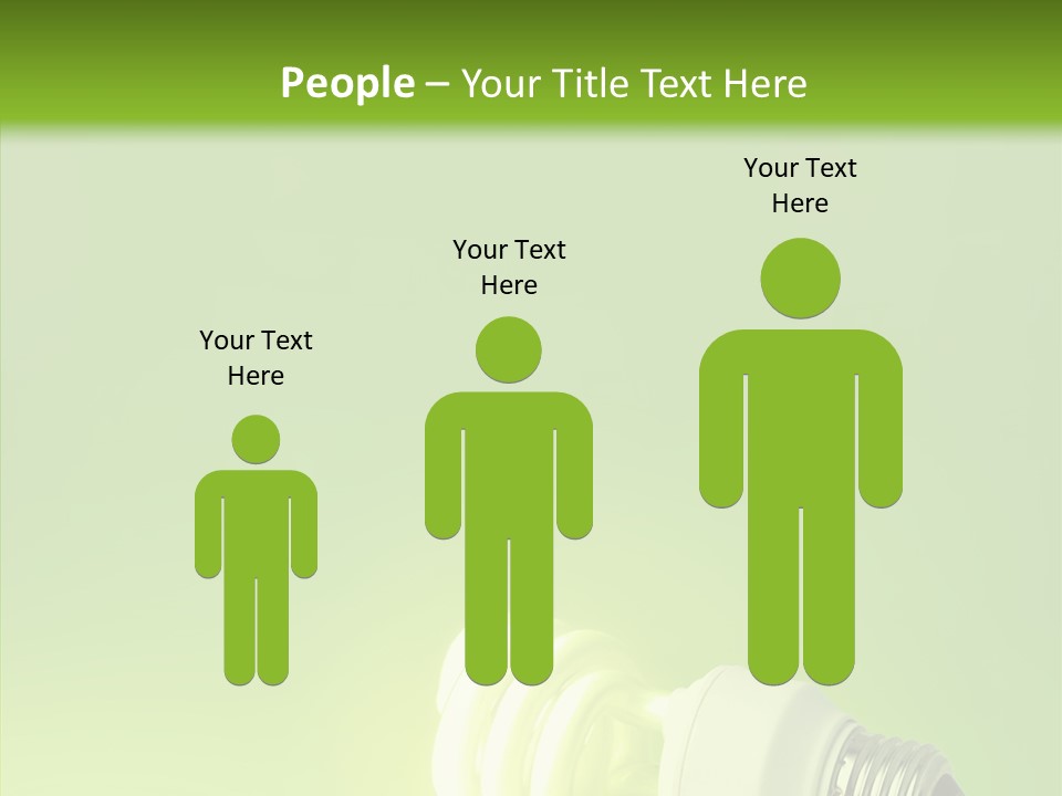 Beautiful Abstract Lightbulb PowerPoint Template