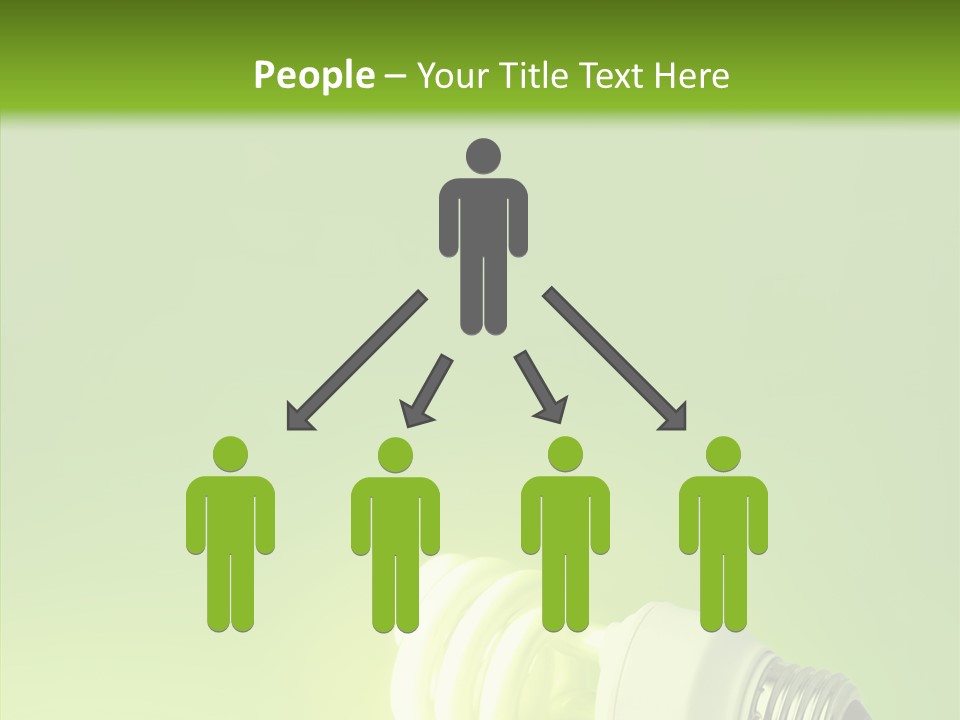 Beautiful Abstract Lightbulb PowerPoint Template