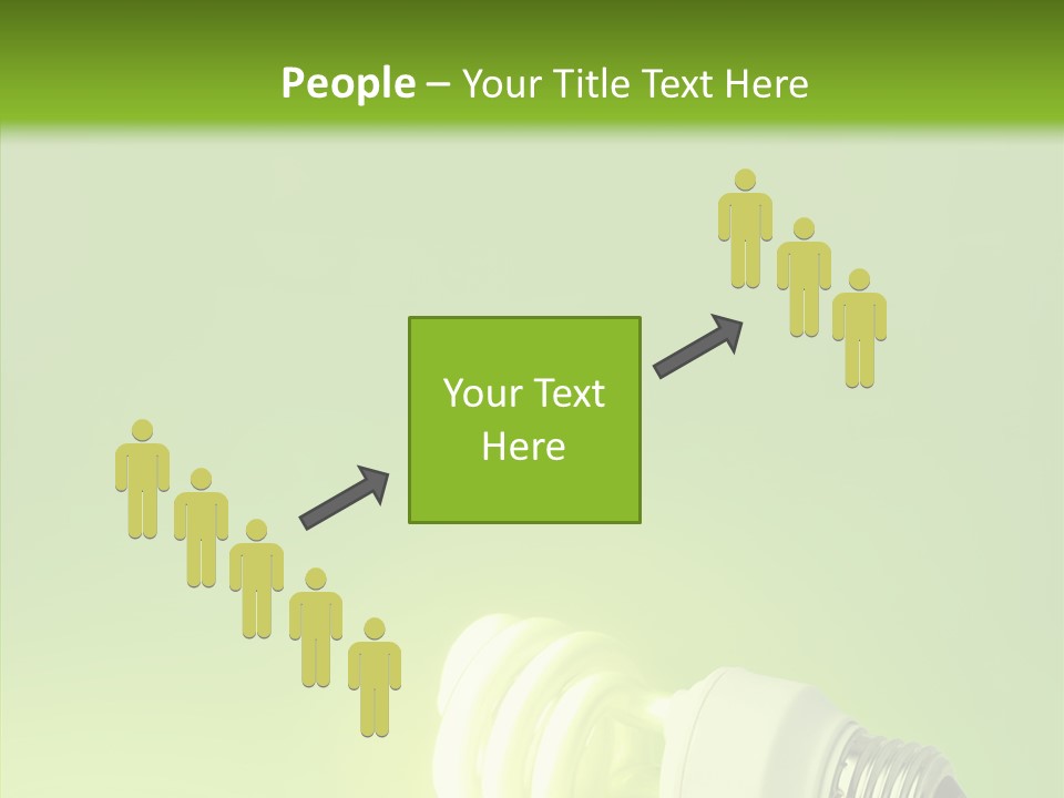 Beautiful Abstract Lightbulb PowerPoint Template