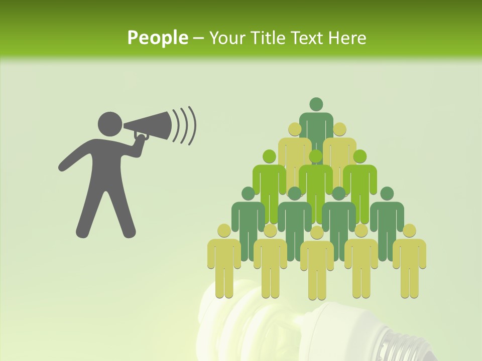 Beautiful Abstract Lightbulb PowerPoint Template