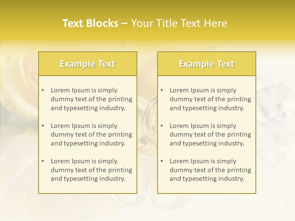 Life Symbolic Love PowerPoint Template