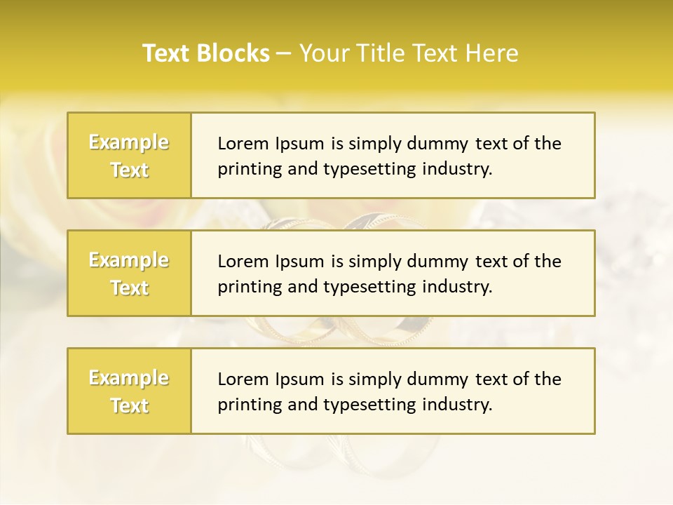 Life Symbolic Love PowerPoint Template
