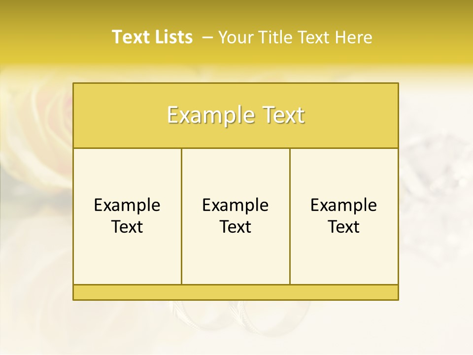 Life Symbolic Love PowerPoint Template