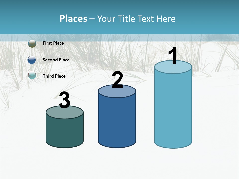 Vacation Blue Nature PowerPoint Template