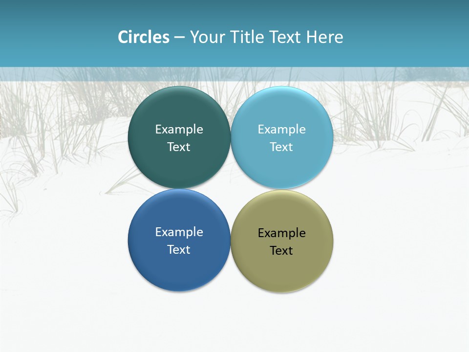 Vacation Blue Nature PowerPoint Template