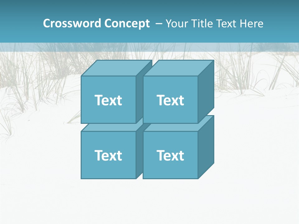 Vacation Blue Nature PowerPoint Template