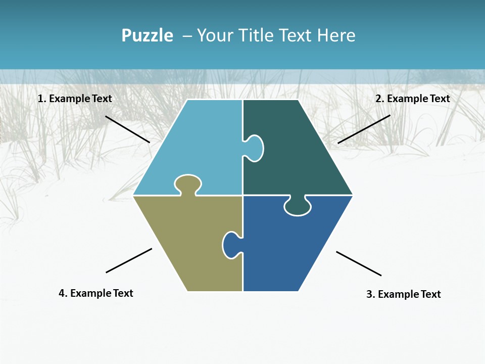 Vacation Blue Nature PowerPoint Template