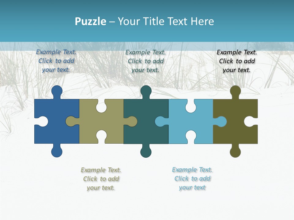 Vacation Blue Nature PowerPoint Template