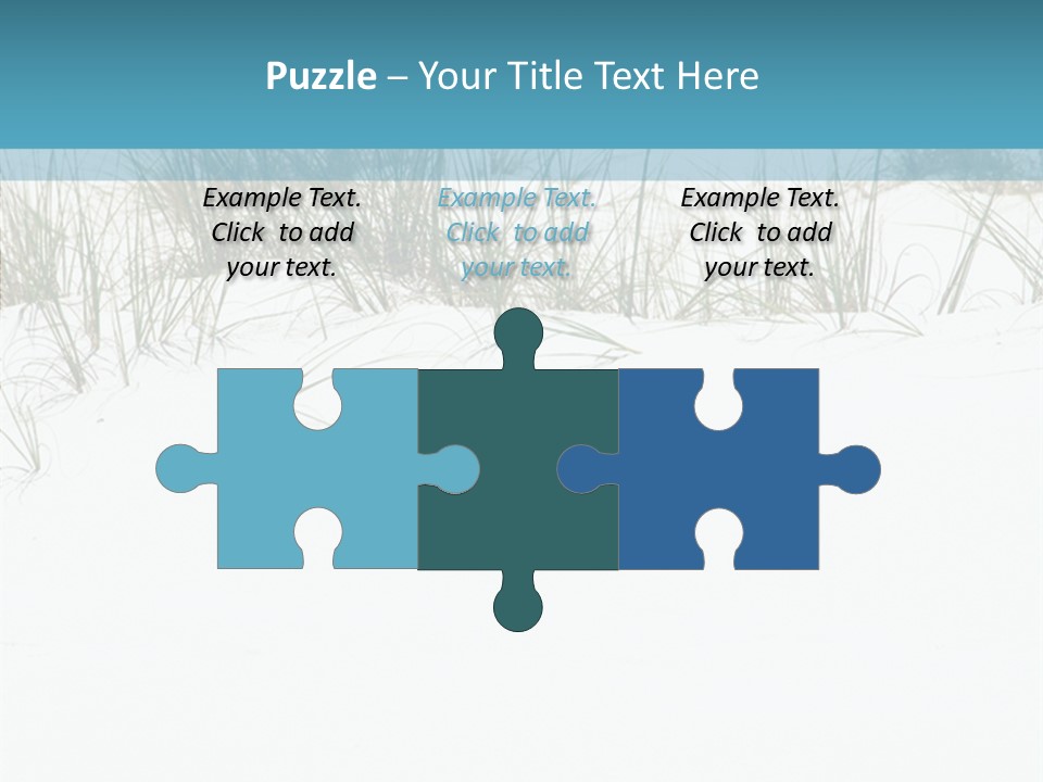 Vacation Blue Nature PowerPoint Template