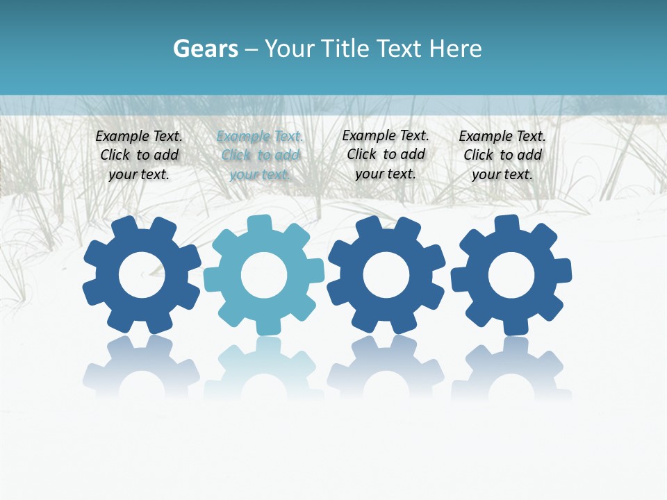 Vacation Blue Nature PowerPoint Template