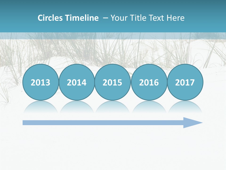 Vacation Blue Nature PowerPoint Template