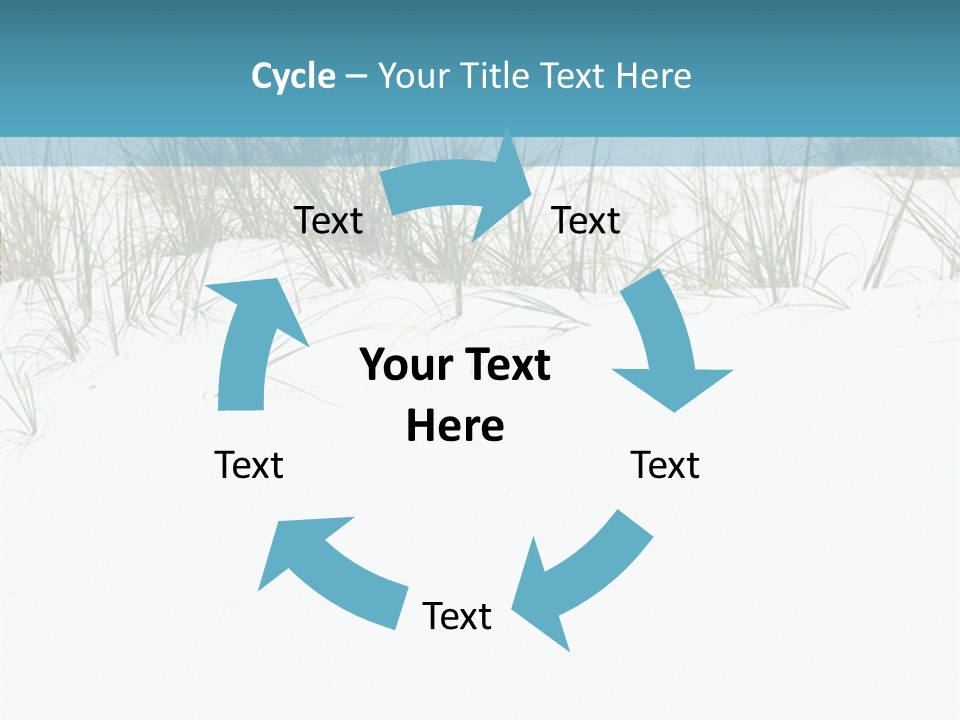 Vacation Blue Nature PowerPoint Template