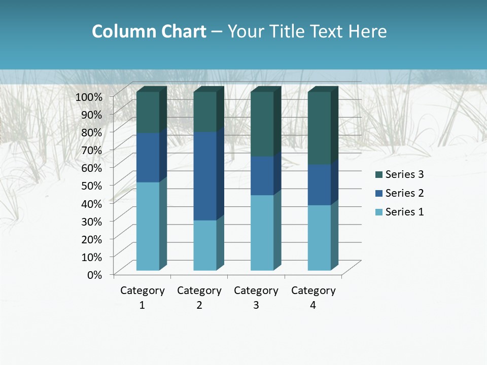 Vacation Blue Nature PowerPoint Template