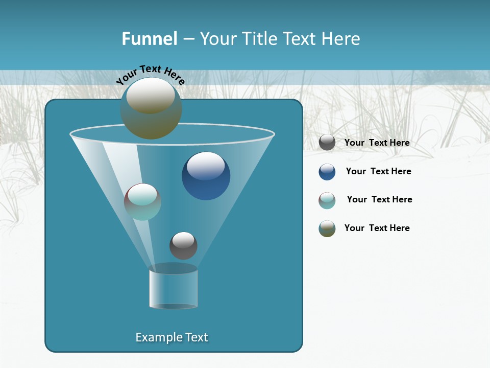 Vacation Blue Nature PowerPoint Template