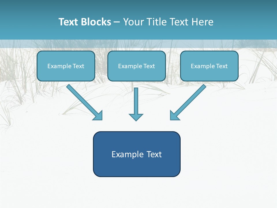 Vacation Blue Nature PowerPoint Template