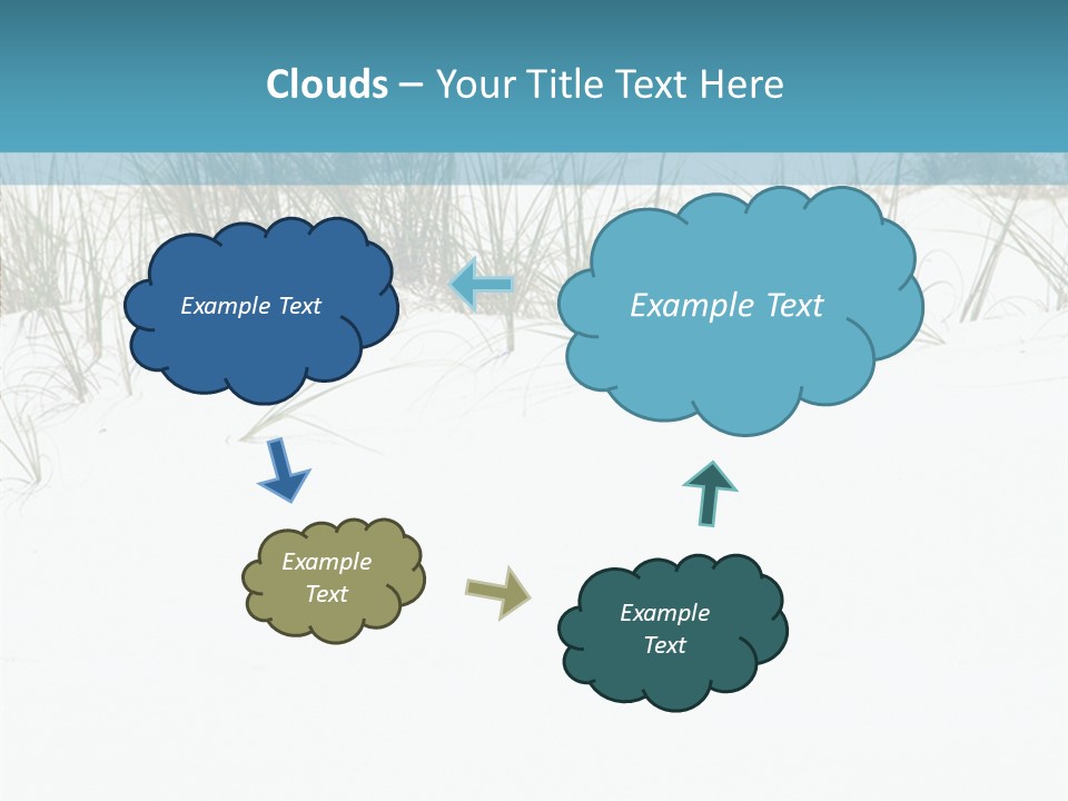 Vacation Blue Nature PowerPoint Template