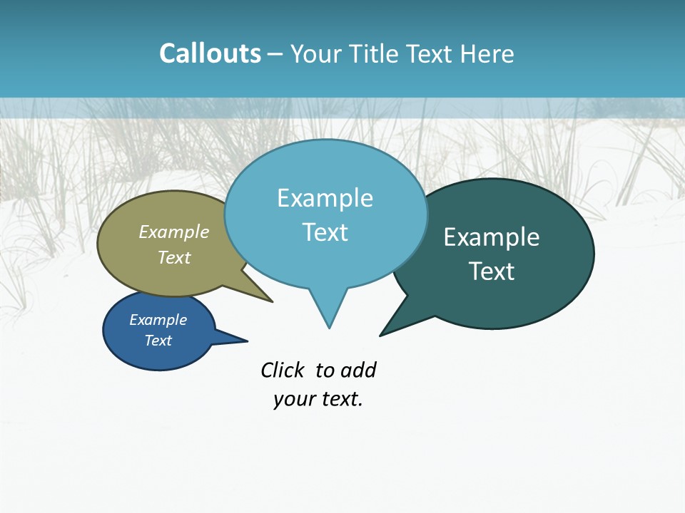 Vacation Blue Nature PowerPoint Template