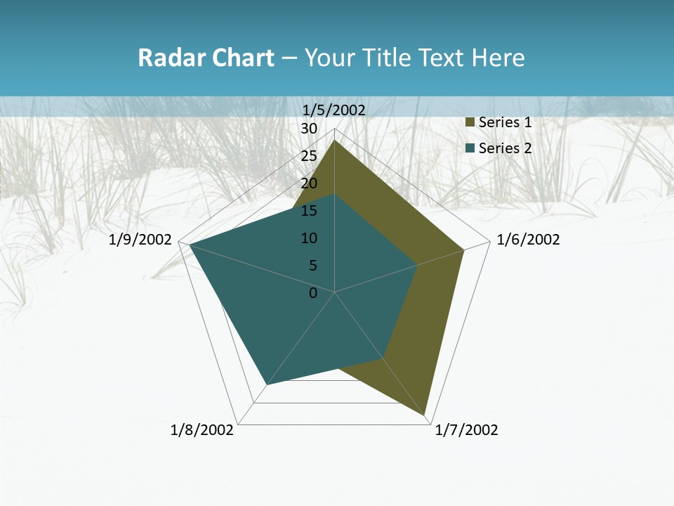 Vacation Blue Nature PowerPoint Template