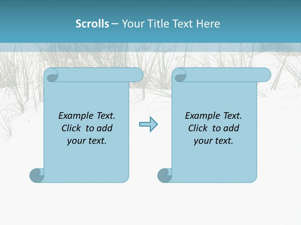 Vacation Blue Nature PowerPoint Template