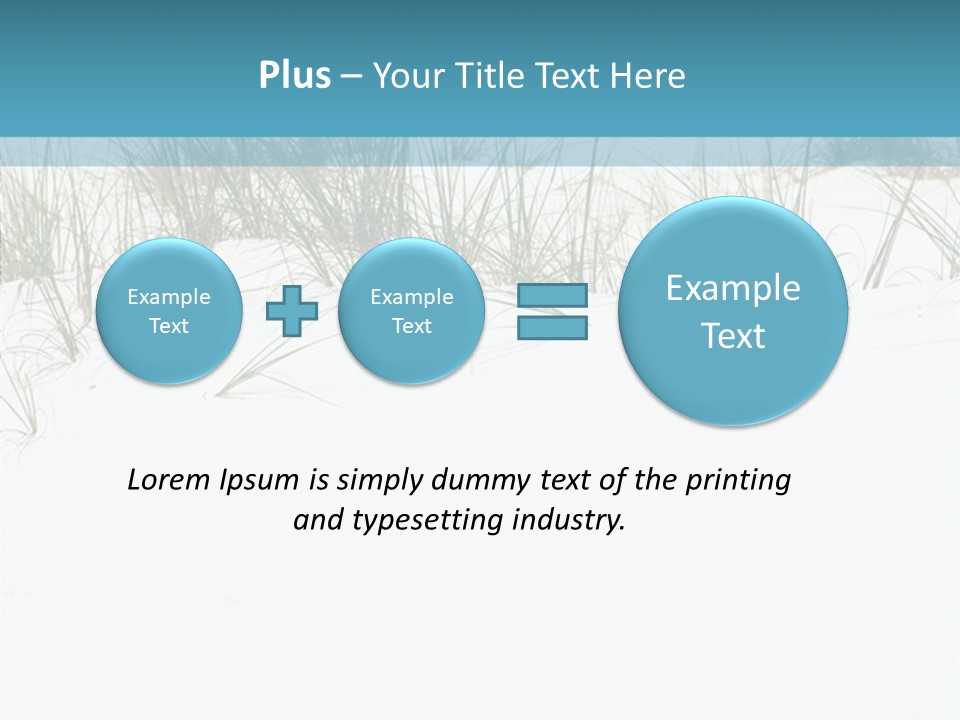 Vacation Blue Nature PowerPoint Template