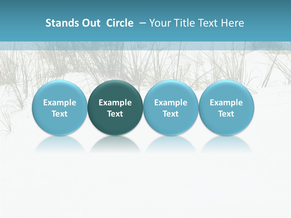 Vacation Blue Nature PowerPoint Template