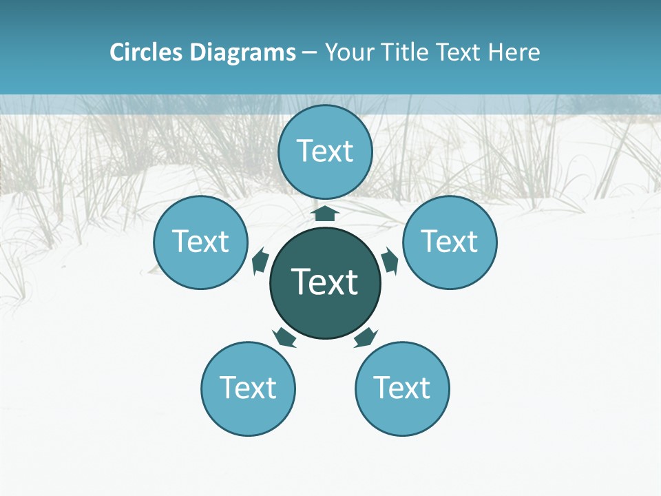 Vacation Blue Nature PowerPoint Template