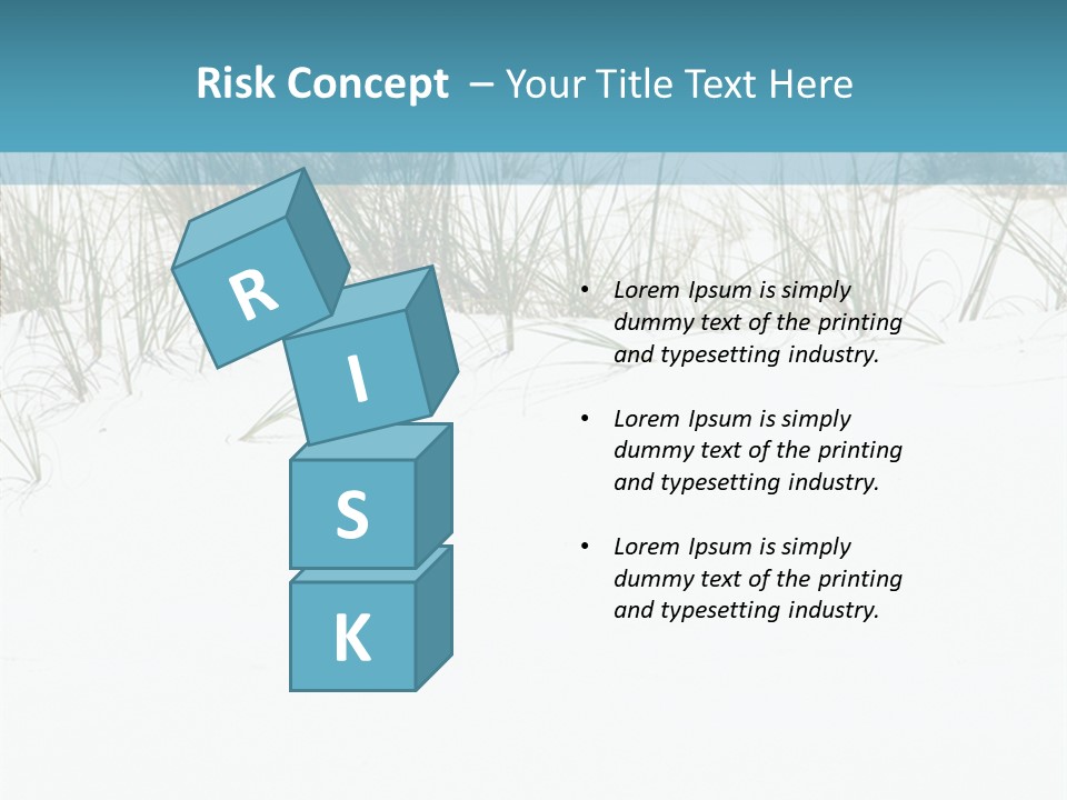 Vacation Blue Nature PowerPoint Template