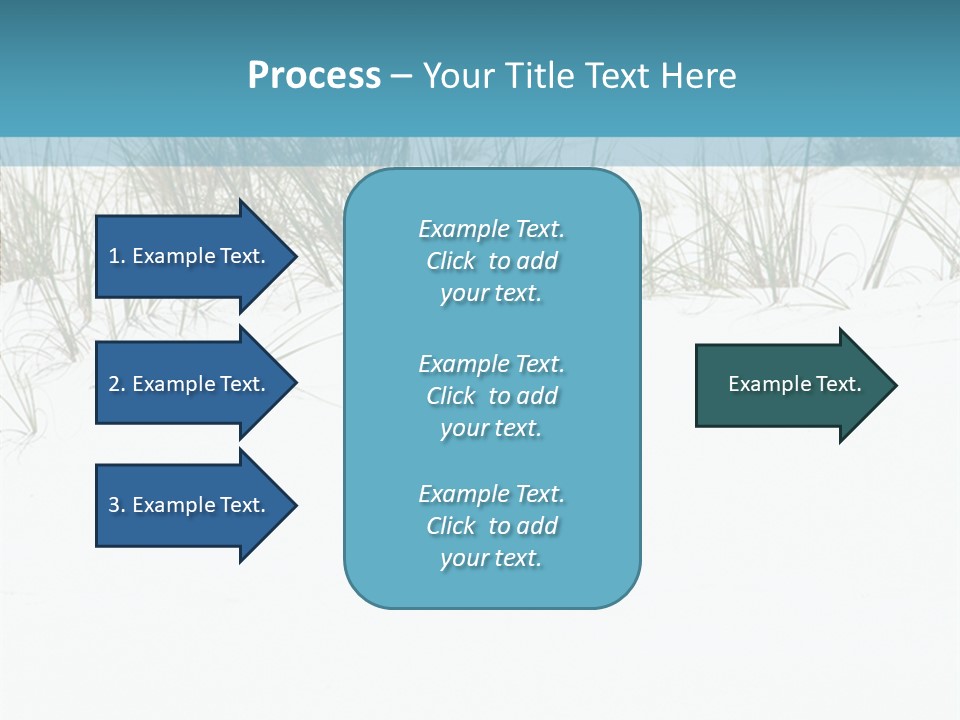 Vacation Blue Nature PowerPoint Template