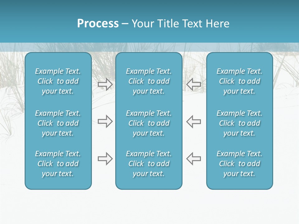 Vacation Blue Nature PowerPoint Template