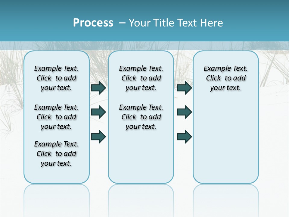 Vacation Blue Nature PowerPoint Template