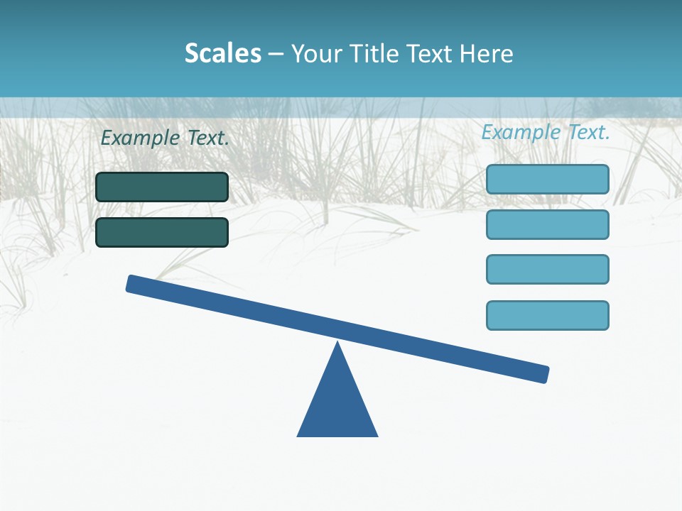 Vacation Blue Nature PowerPoint Template