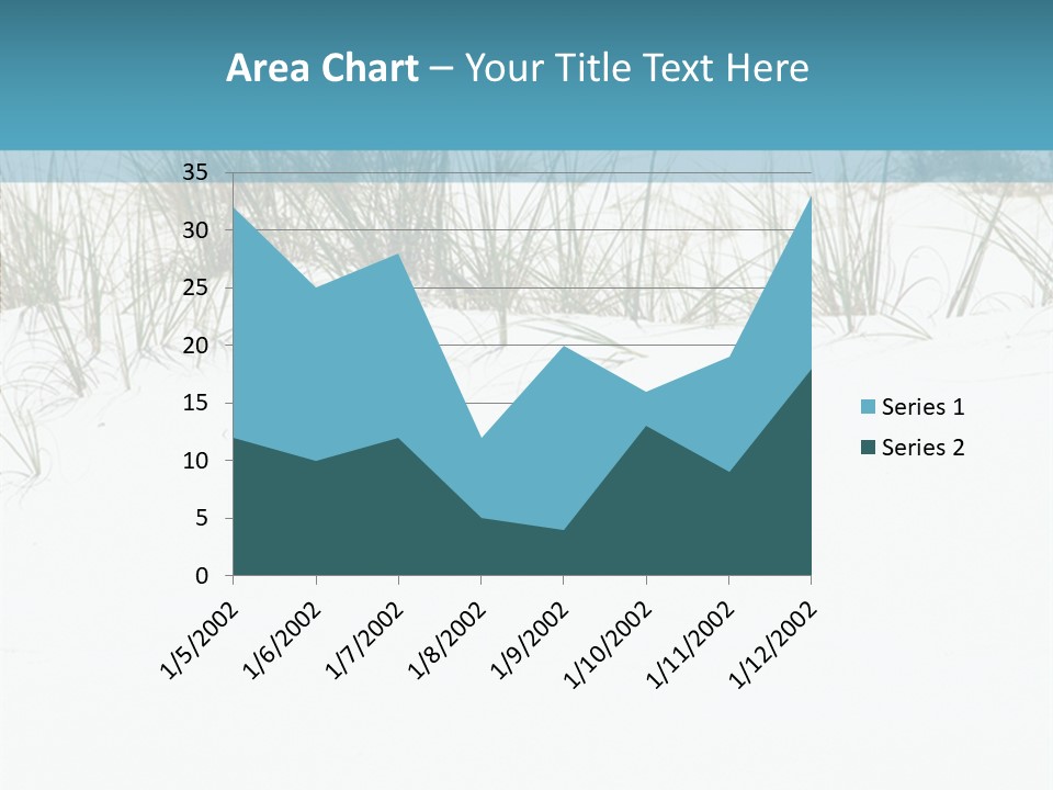 Vacation Blue Nature PowerPoint Template